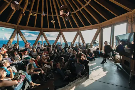 Presentation in the Sky Lodge