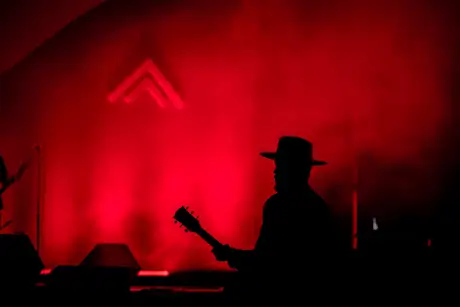 Gary Clark Jr. performing at Summit LA17