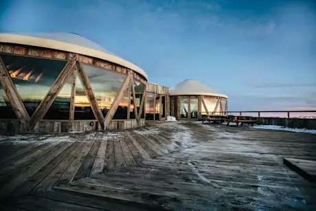 Sky Lodge under construction 