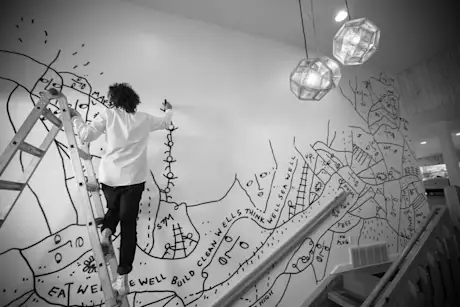 Artwork by Shantell Martin 
