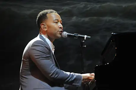 John Legend performing at Summit at Sea 2015 