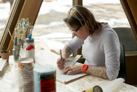 Workshops in the Sky Lodge at Powder Mountain 