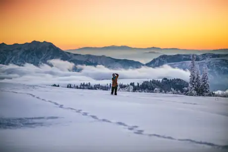 Sunset on Powder Mountain 