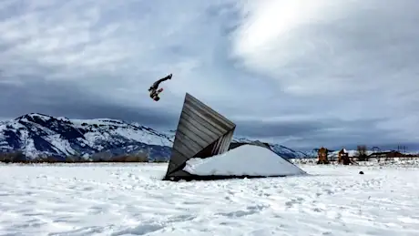 Snow sports on Powder Mountain 